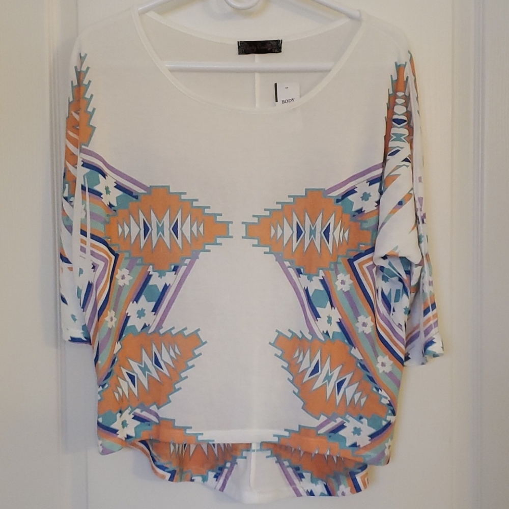 Body Central Blouse Sz Large